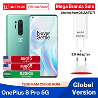 Globalna wersja OnePlus 8 Pro 5G Smartphone Snapdragon 865 12GB 256GB 6.78 120Hz wyświetlacz płynu 48MP Quad OnePlus oficjalny sklep 1